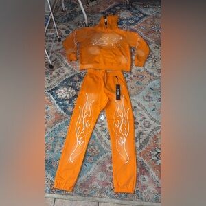 KDNK Sweatsuit Sz M New with tags $250 retail
